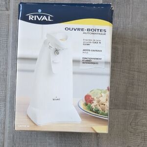 Rival White Automatic Can Opener